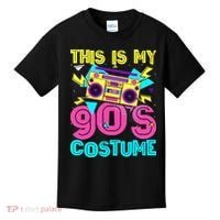 This Is My 90s Costume Retro 90s Music Theme Party Nineties Kids T-Shirt thumb 0