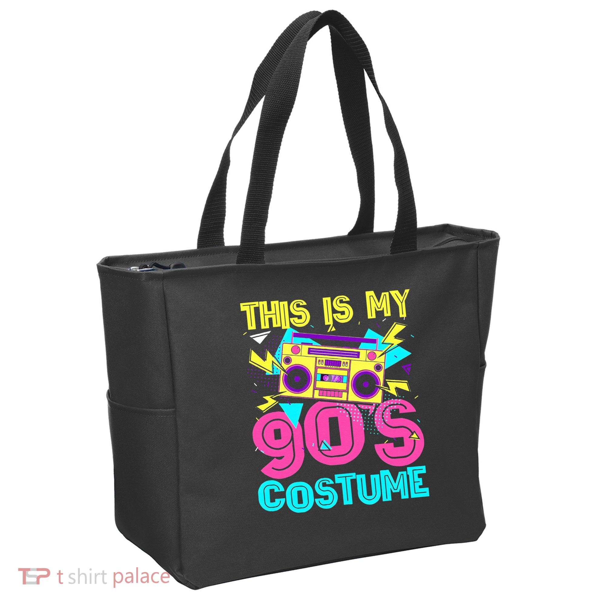 This Is My 90s Costume Retro 90s Music Theme Party Nineties Tote Bag