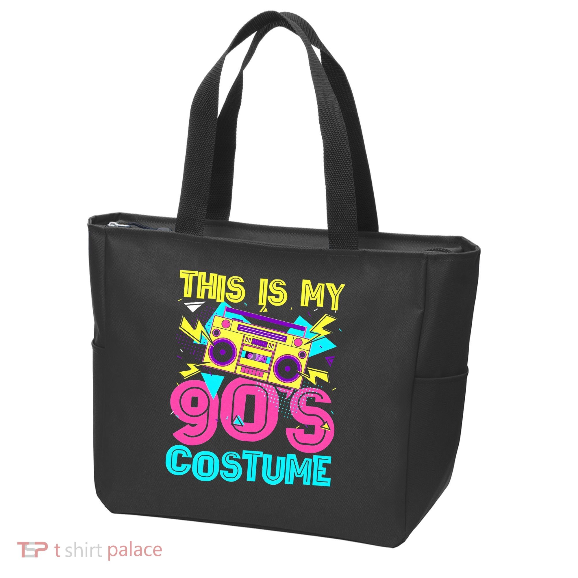 This Is My 90s Costume Retro 90s Music Theme Party Nineties Tote Bag