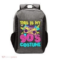 This Is My 90s Costume Retro 90s Music Theme Party Nineties Vector Backpack thumb 0