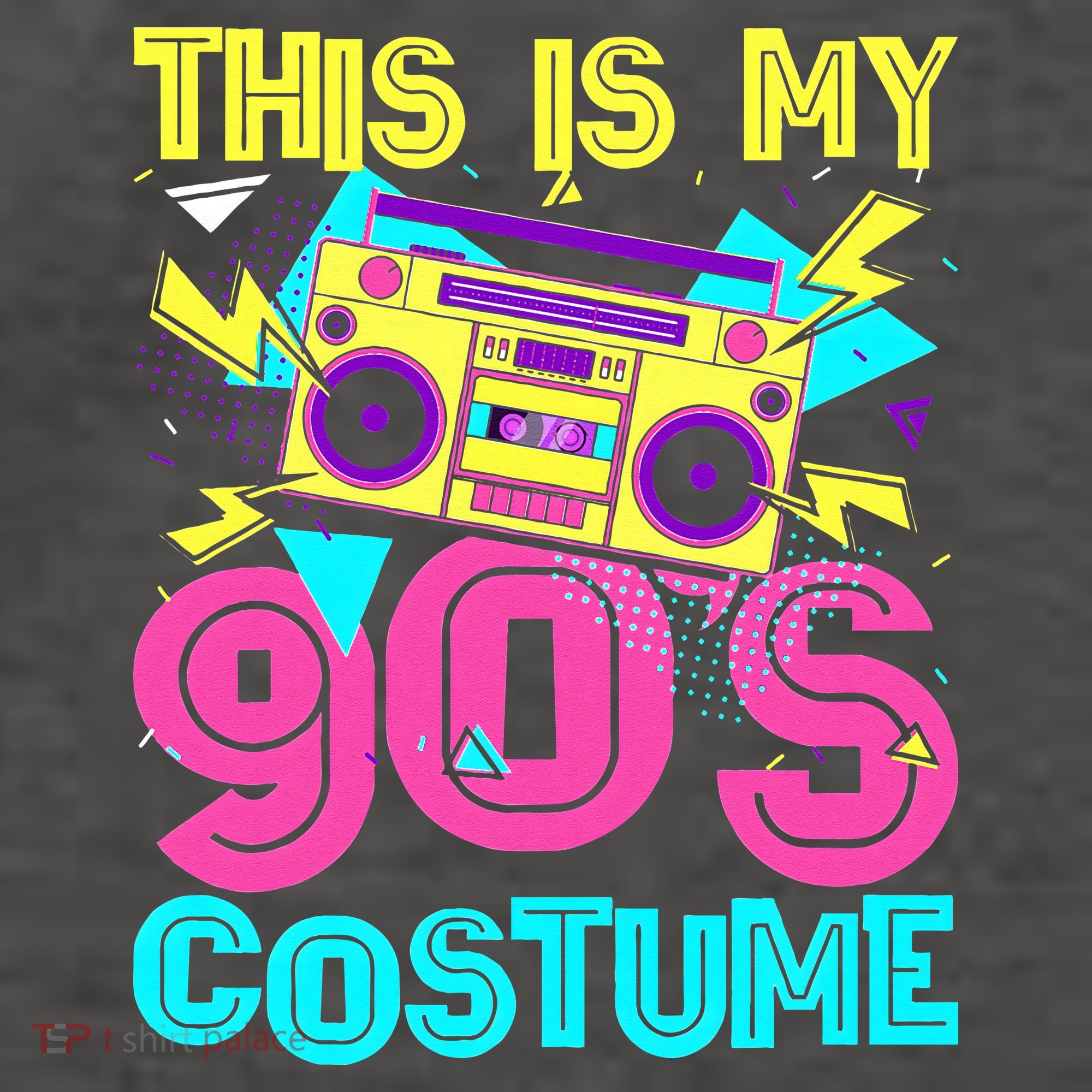 This Is My 90s Costume Retro 90s Music Theme Party Nineties Vector Backpack