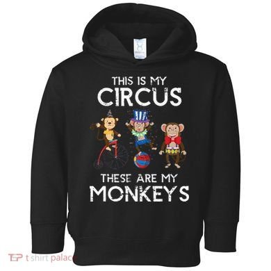 This Is My Circus These Are My Monkeys Toddler Hoodie