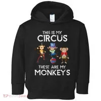 This Is My Circus These Are My Monkeys Toddler Hoodie thumb 0