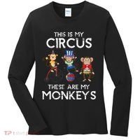 This Is My Circus These Are My Monkeys Women's Long Sleeve Shirt thumb 0