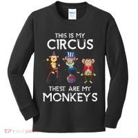 This Is My Circus These Are My Monkeys Kids Long Sleeve Shirt thumb 0