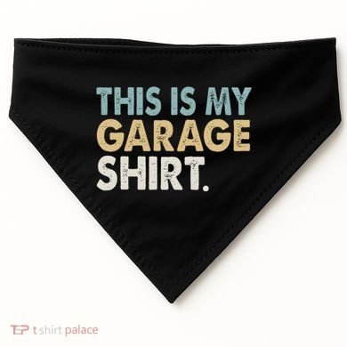This Is My Garage Funny Dad USA-Made Doggie Bandana