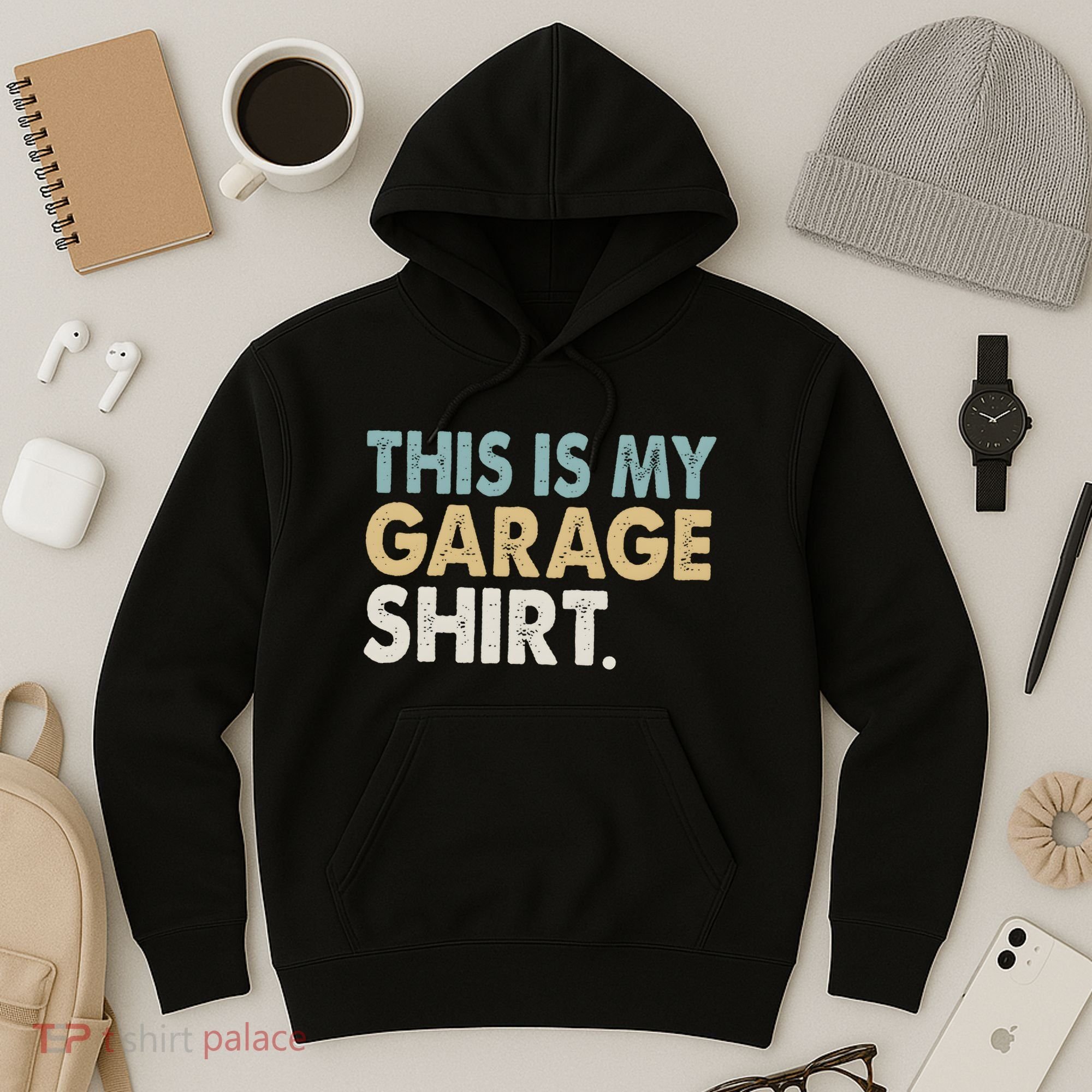 This Is My Garage Funny Dad Hoodie