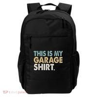 This Is My Garage Funny Dad Backpack thumb 0