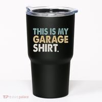 This Is My Garage Funny Dad Tumbler thumb 0