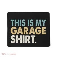 This Is My Garage Funny Dad Mousepad thumb 0