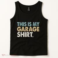 This Is My Garage Funny Dad Tank Top thumb 2