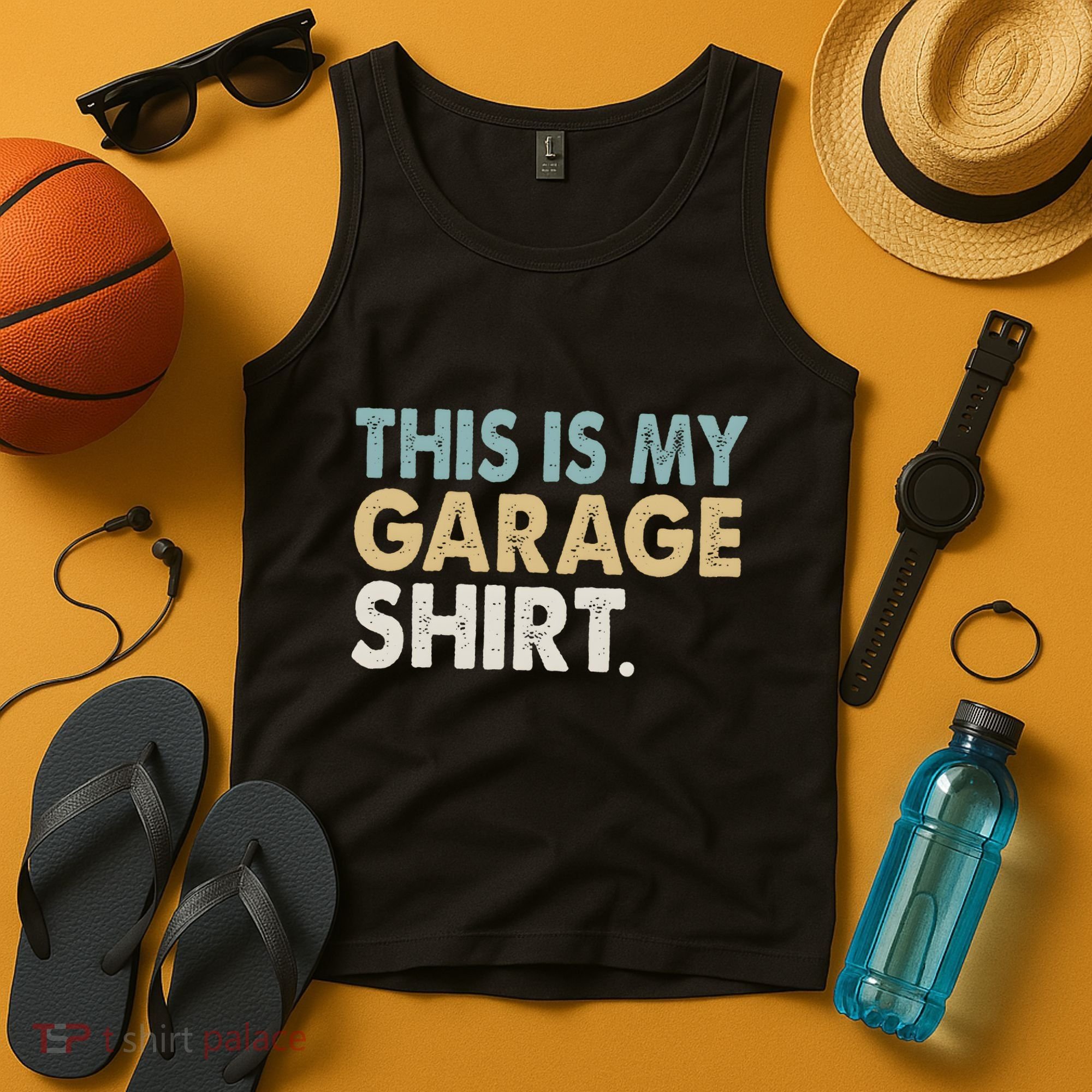 This Is My Garage Funny Dad Tank Top