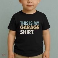 This Is My Garage Funny Dad Toddler T-Shirt thumb 2