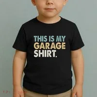 This Is My Garage Funny Dad Toddler T-Shirt thumb 2