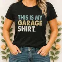This Is My Garage Funny Dad Women's T-Shirt thumb 2
