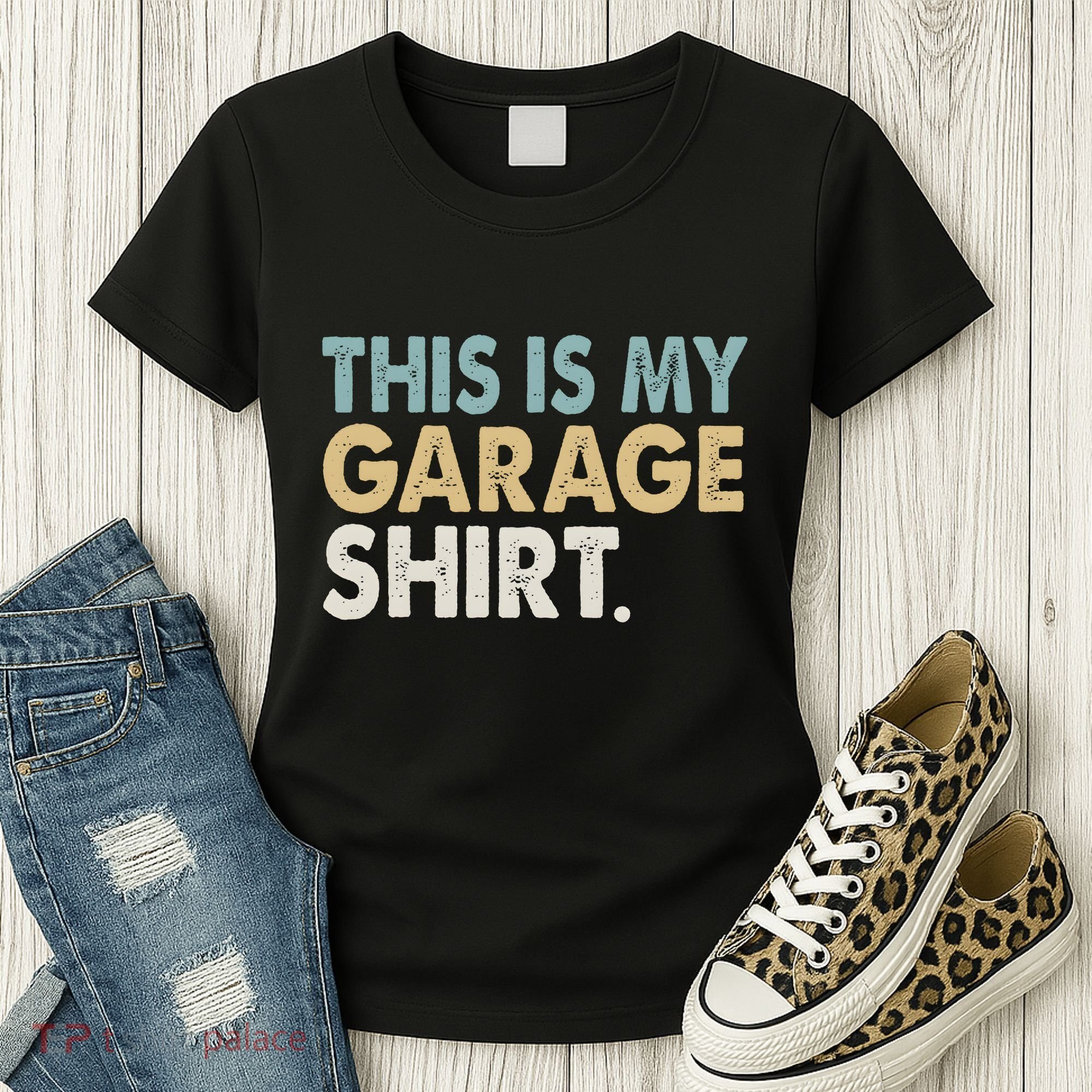 This Is My Garage Funny Dad Women's T-Shirt