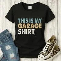 This Is My Garage Funny Dad Women's T-Shirt thumb 3