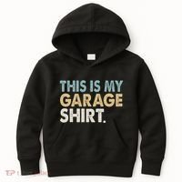 This Is My Garage Funny Dad Kids Hoodie thumb 0