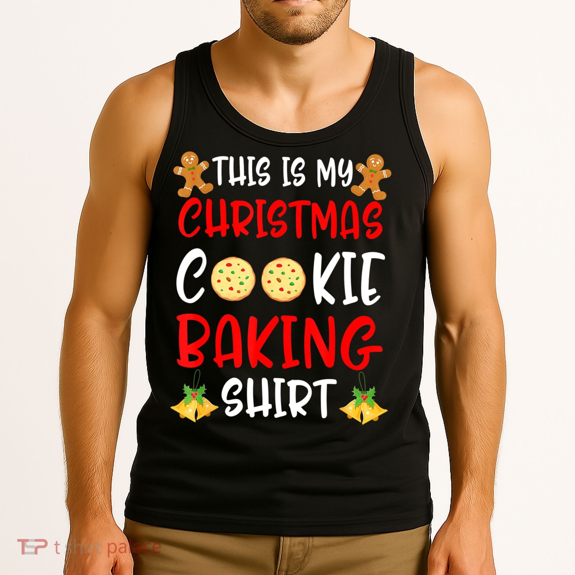 This Is My Christmas Cookie Baking Shirt Tank Top