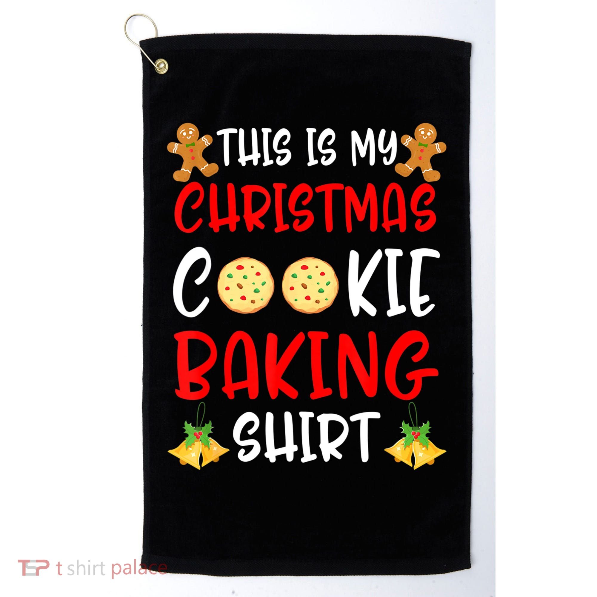 This Is My Christmas Cookie Baking Shirt Golf Towel