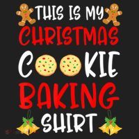 This Is My Christmas Cookie Baking Shirt Golf Towel thumb 3