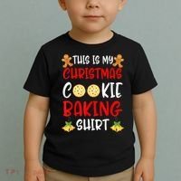 This Is My Christmas Cookie Baking Shirt Toddler T-Shirt thumb 2