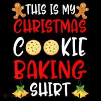 This Is My Christmas Cookie Baking Shirt Women's Long Sleeve Shirt thumb 2