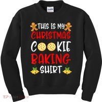 This Is My Christmas Cookie Baking Shirt Kids Sweatshirt thumb 0