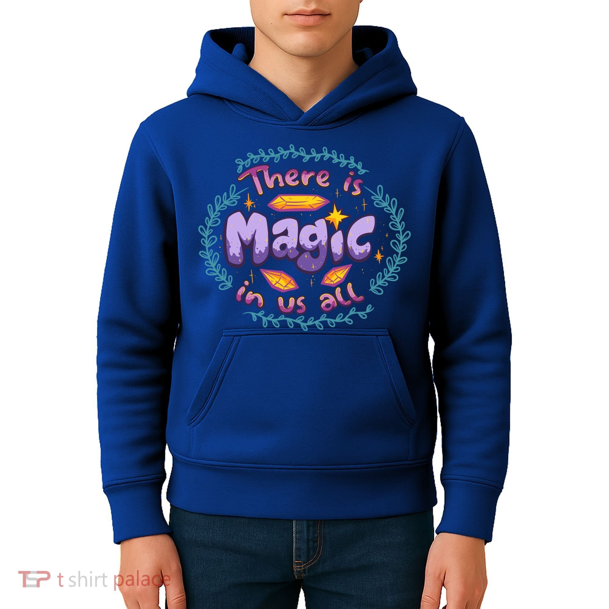 There Is Magic In Us All Inspirational Motivational Quotes Gift Kids Hoodie