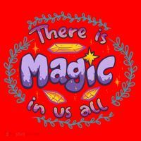 There Is Magic In Us All Inspirational Motivational Quotes Gift Santa Hat thumb 1