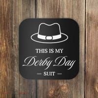 This Is My Derby Day Suit - Horse Racing Funny Derby Day Gift Coaster thumb 0