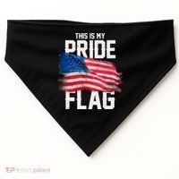 This Is My Pride Flag United States Patriot Flag USA-Made Doggie Bandana thumb 0