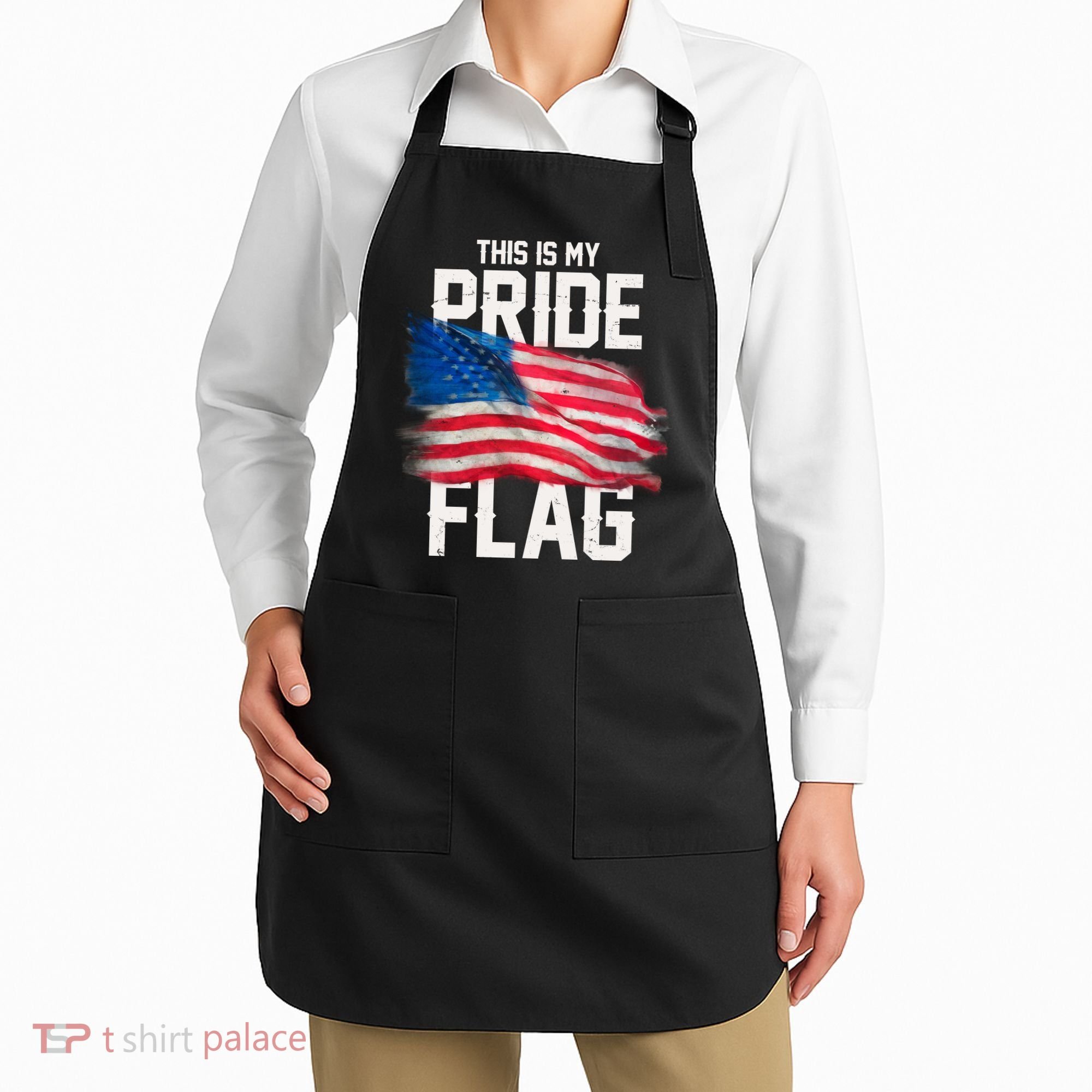 This Is My Pride Flag United States Patriot Flag Apron