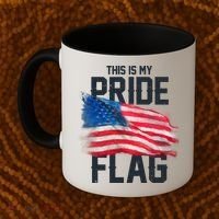 This Is My Pride Flag United States Patriot Flag Coffee Mug thumb 2