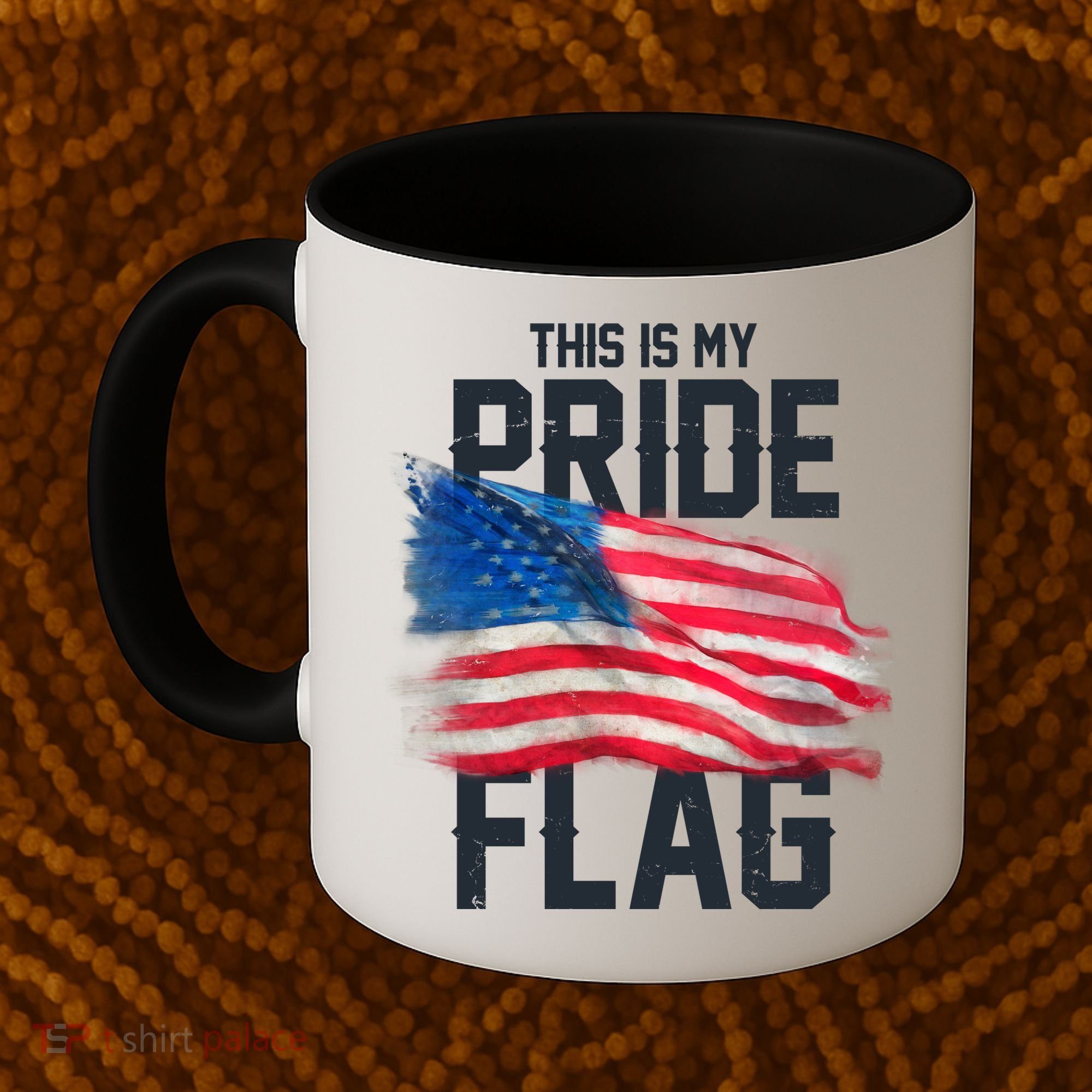 This Is My Pride Flag United States Patriot Flag Coffee Mug