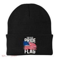 This Is My Pride Flag United States Patriot Flag Beanie thumb 0