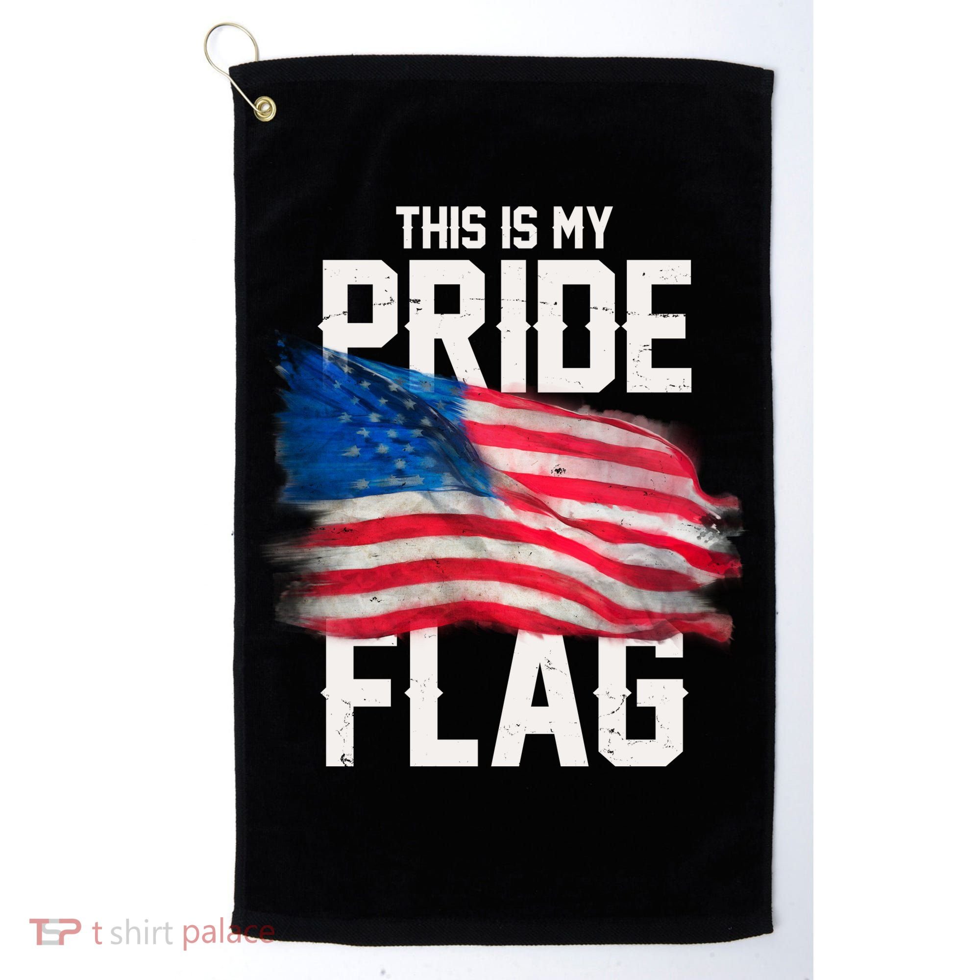This Is My Pride Flag United States Patriot Flag Golf Towel