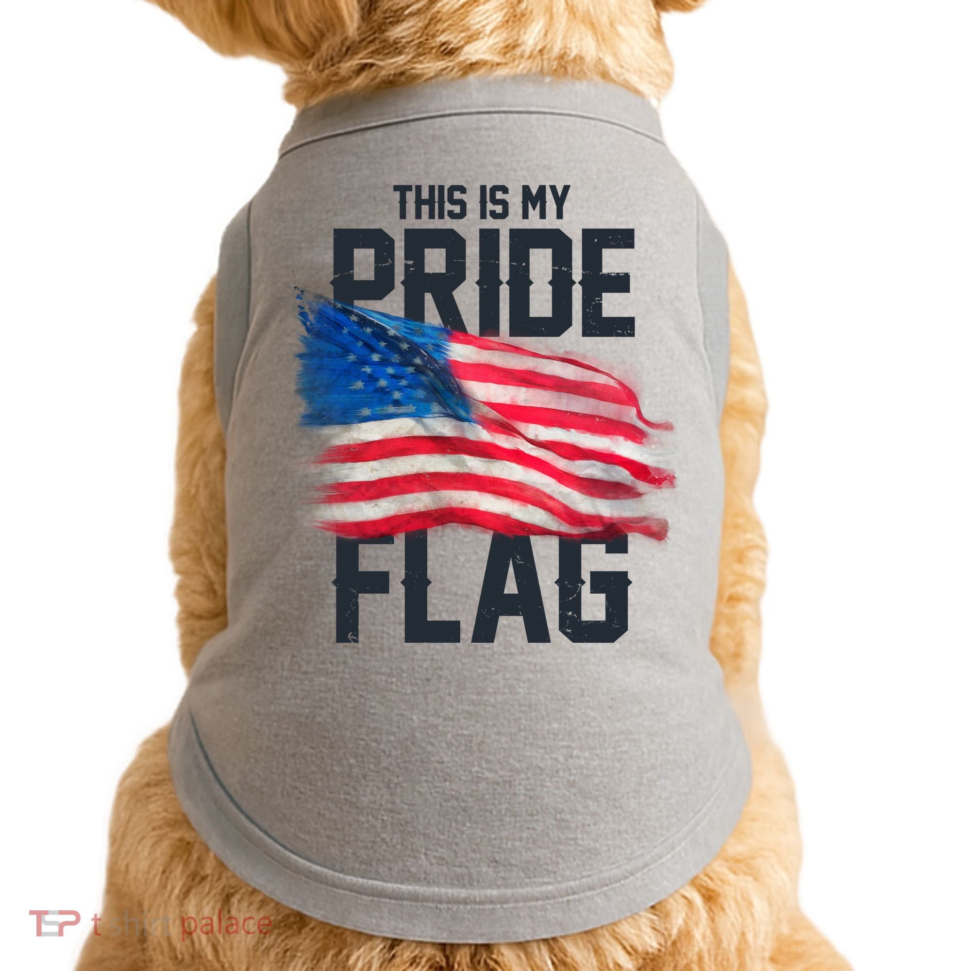 This Is My Pride Flag United States Patriot Flag Doggie Tank