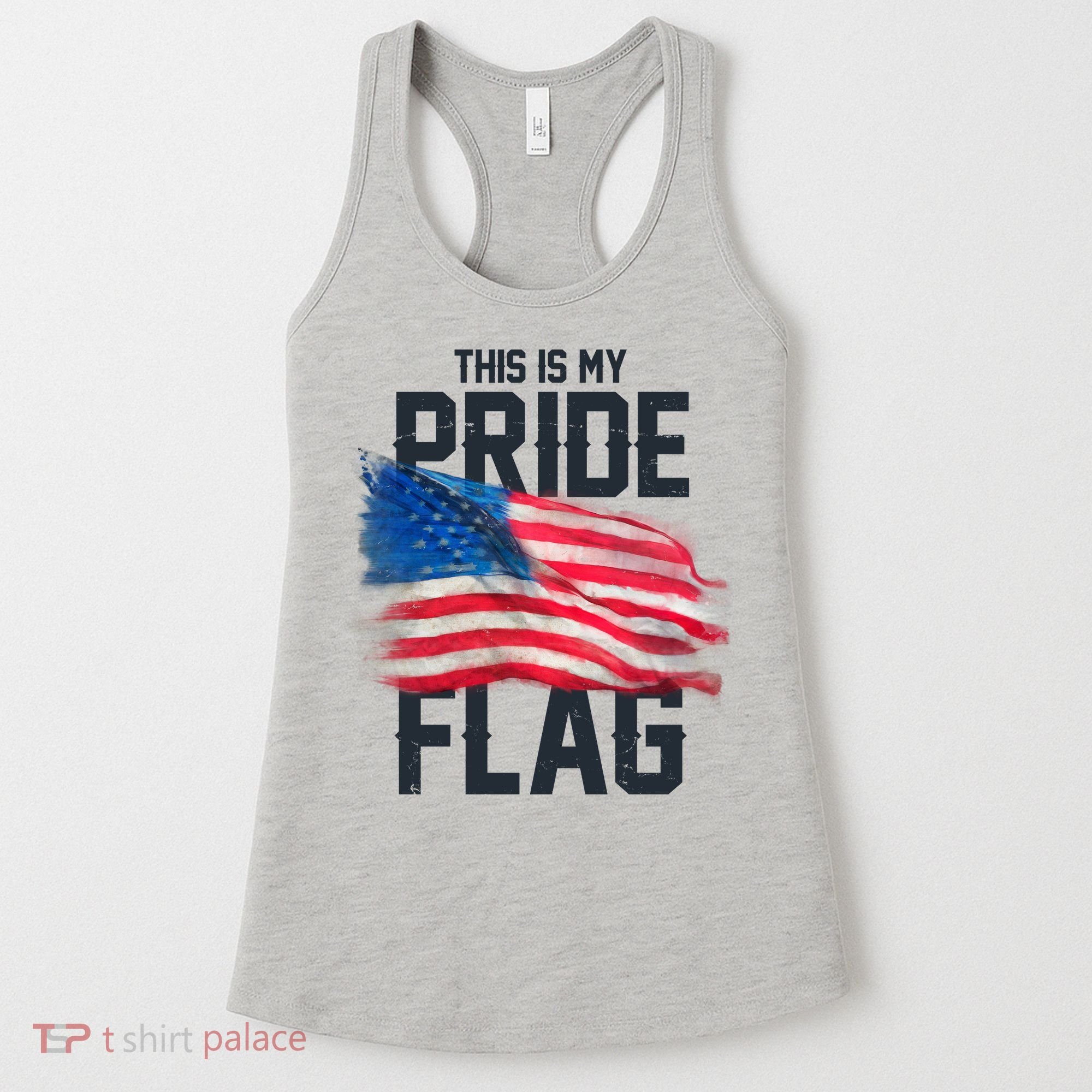 This Is My Pride Flag United States Patriot Flag Women's Tank Top