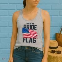 This Is My Pride Flag United States Patriot Flag Women's Tank Top thumb 2