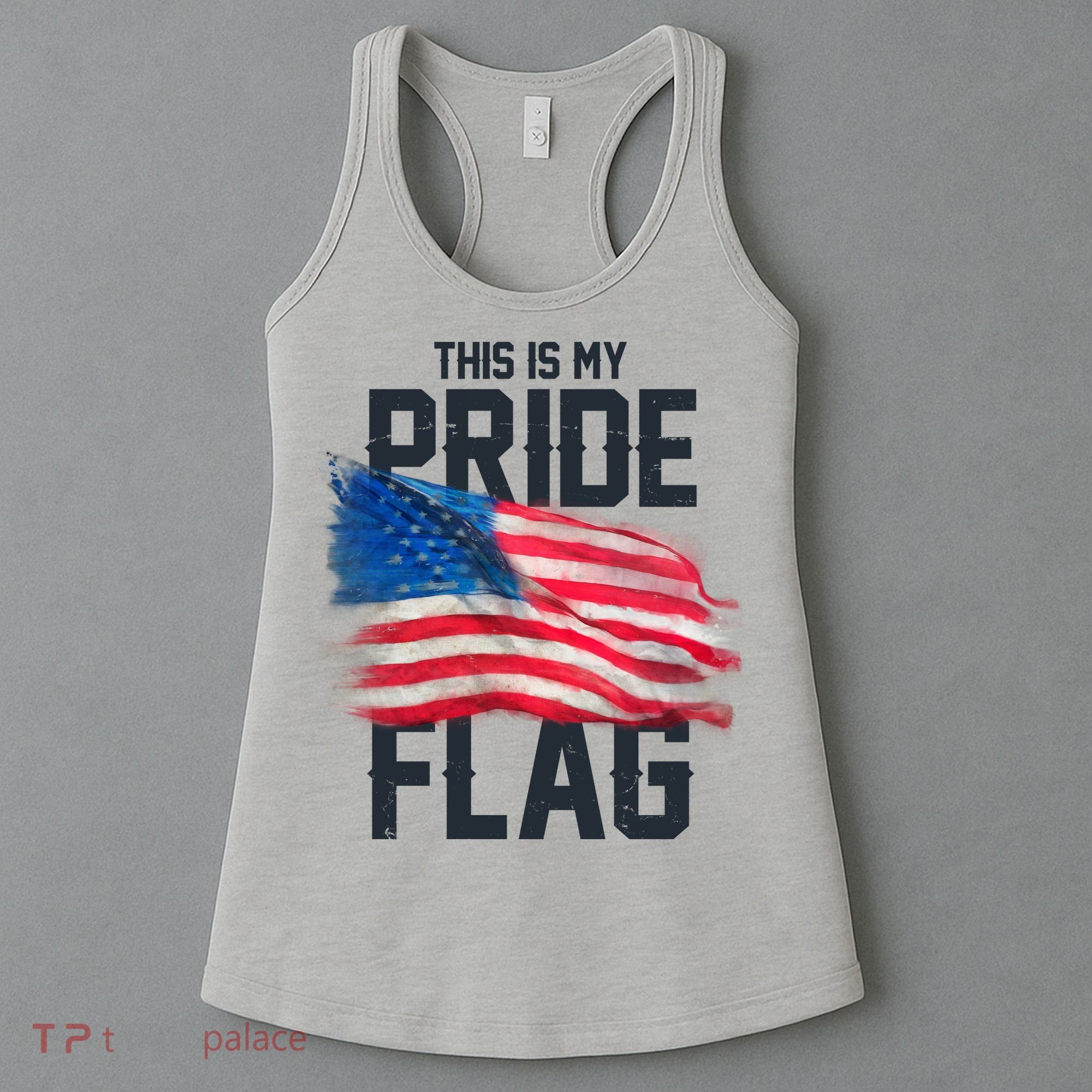 This Is My Pride Flag United States Patriot Flag Women's Tank Top