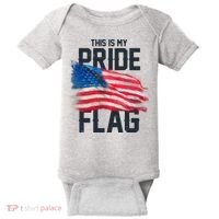 This Is My Pride Flag United States Patriot Flag Baby Bodysuit thumb 0