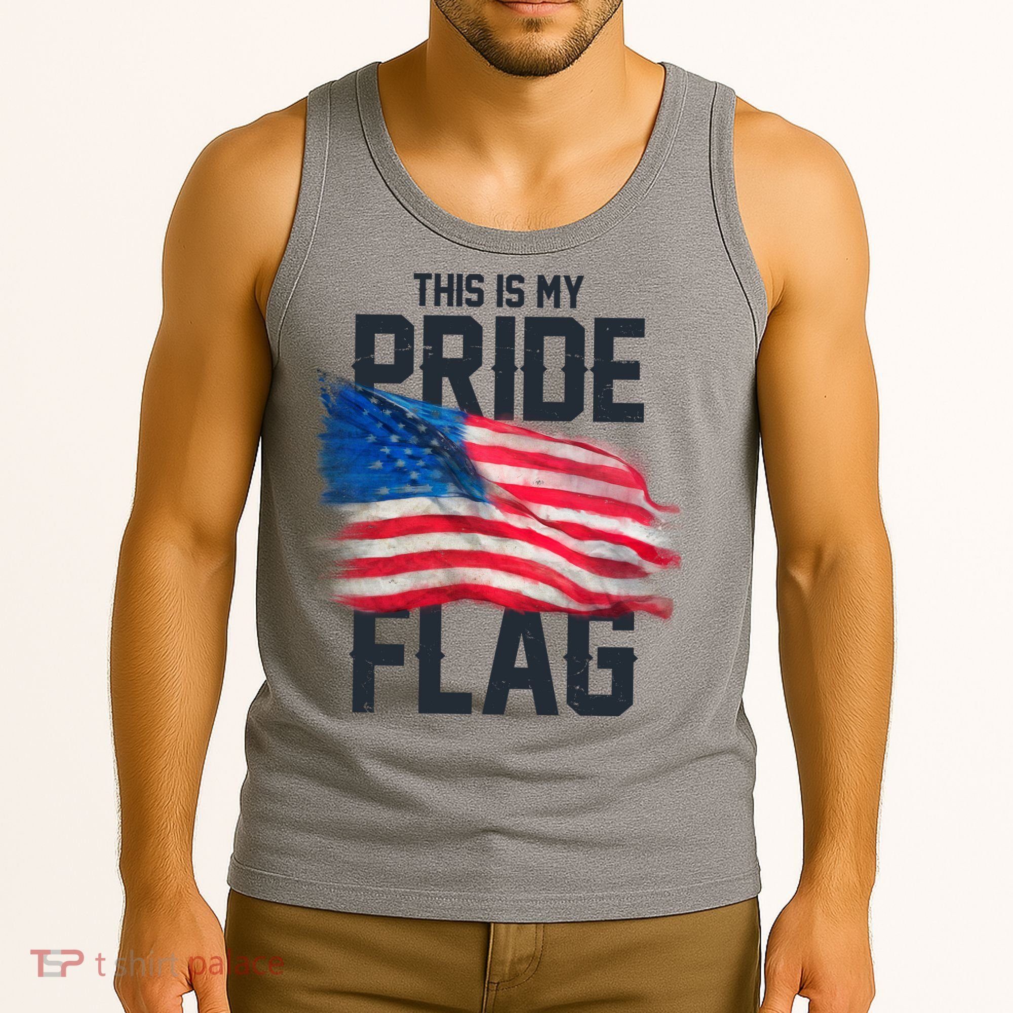 This Is My Pride Flag United States Patriot Flag Tank Top
