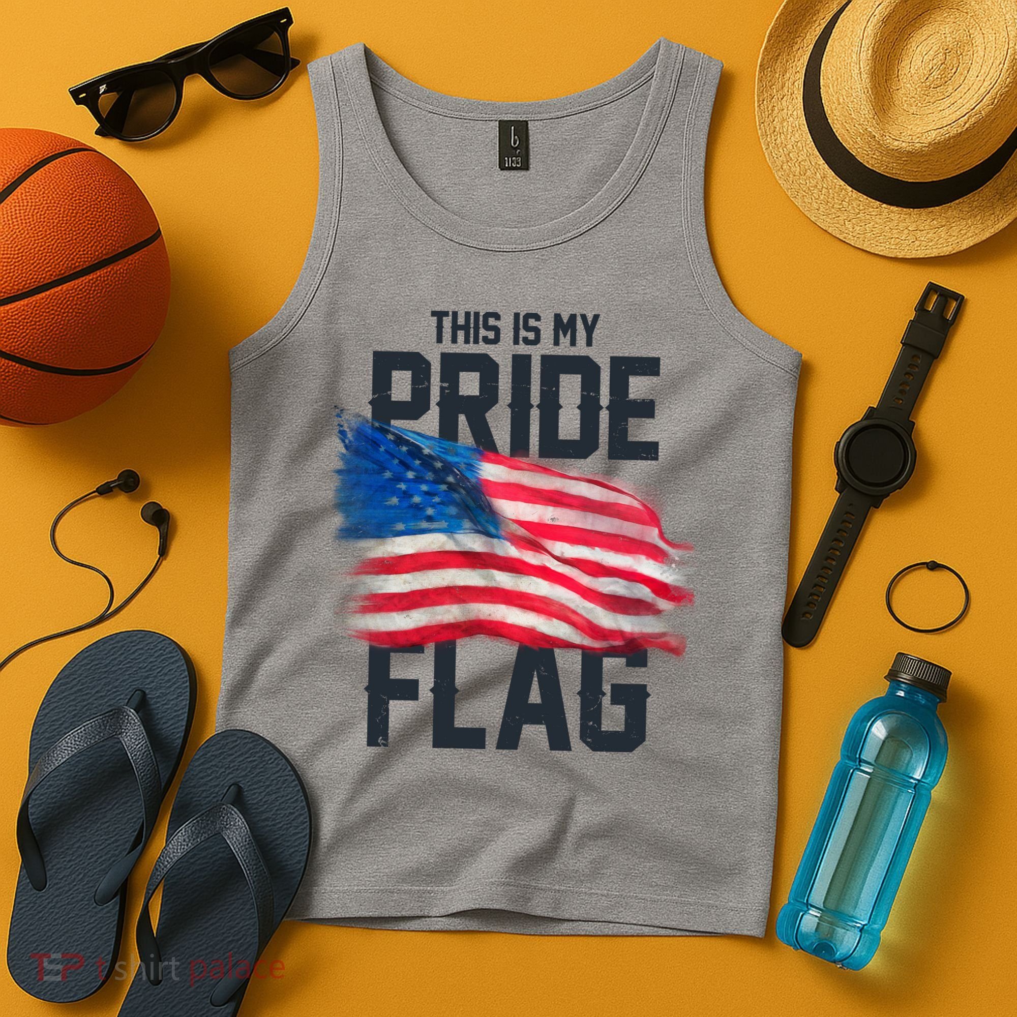 This Is My Pride Flag United States Patriot Flag Tank Top