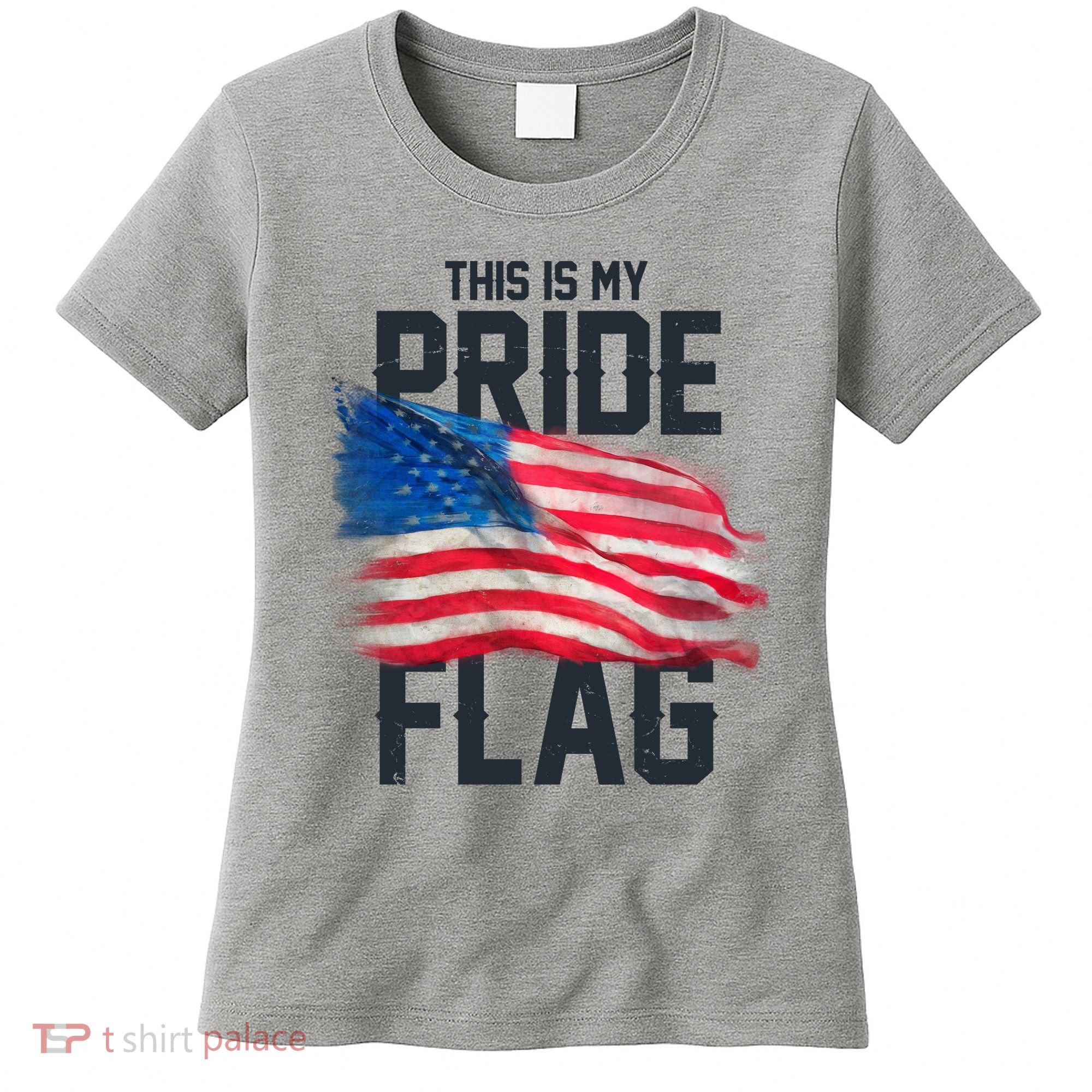 This Is My Pride Flag United States Patriot Flag Women's T-Shirt
