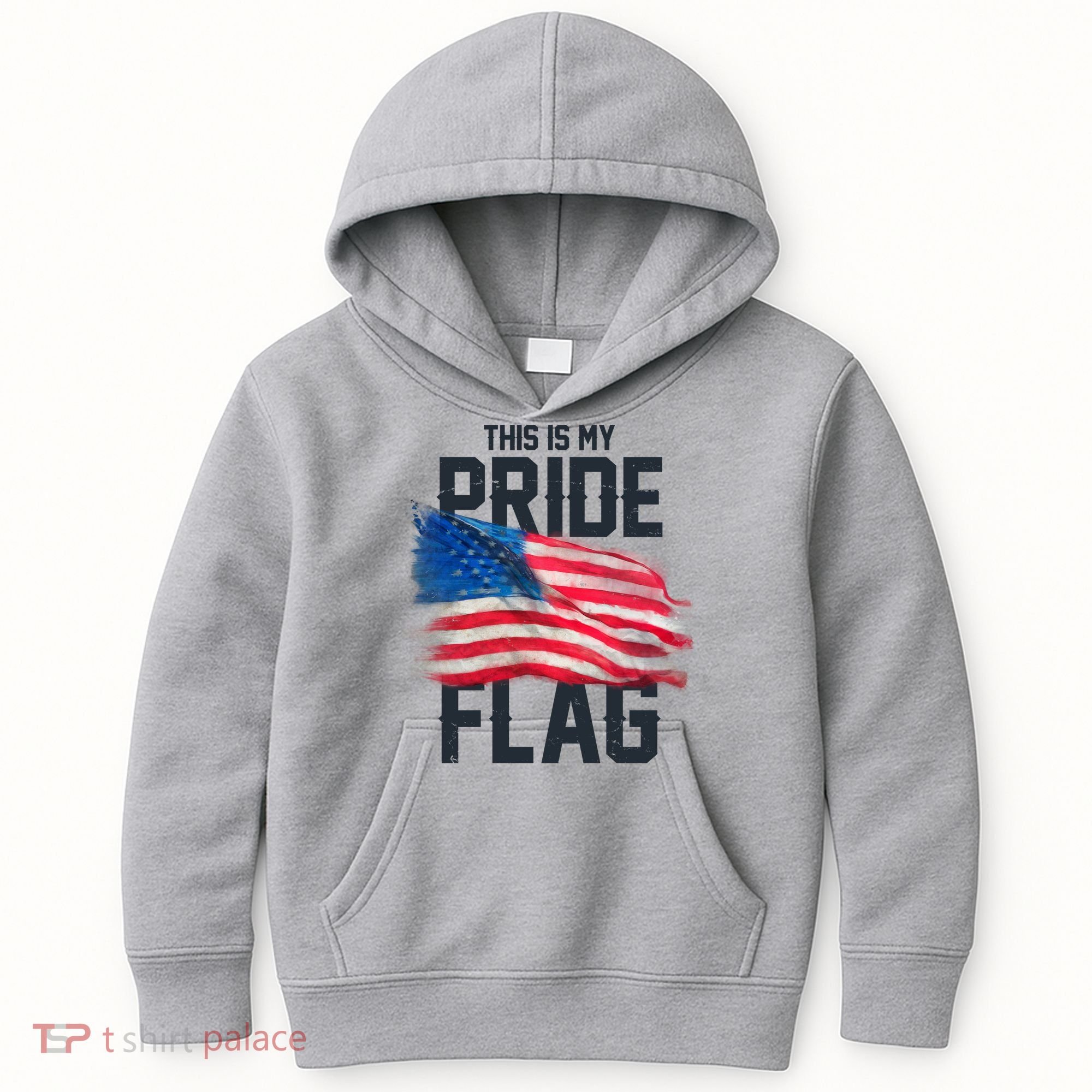 This Is My Pride Flag United States Patriot Flag Kids Hoodie