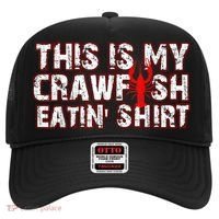 This Is My Crawfish Eating New Orleans Mardi Gras Hat thumb 0