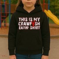 This Is My Crawfish Eating New Orleans Mardi Gras Kids Hoodie thumb 3
