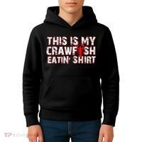 This Is My Crawfish Eating New Orleans Mardi Gras Kids Hoodie thumb 4