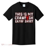 This Is My Crawfish Eating New Orleans Mardi Gras Kids T-Shirt thumb 0